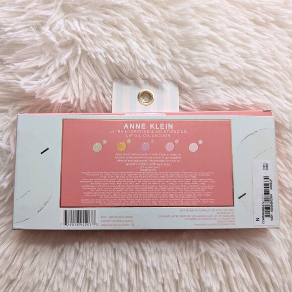 NEW Anne Klein 5-Piece Lip Oil Collection – Extra Hydrating & Moisturizing - Picture 3 of 4